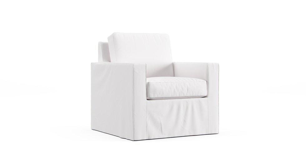 Cameron Square Arm Chair Slipcover