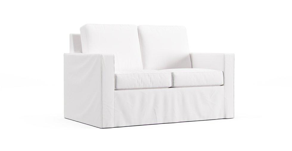 Cameron Square Arm 61" Loveseat Slipcover