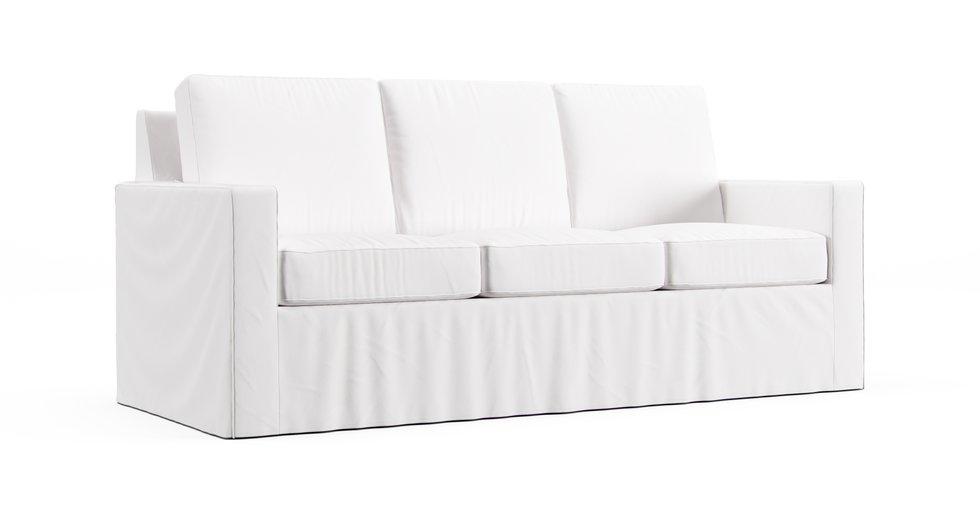 Cameron Square Arm 86" Sleeper Sofa Slipcover