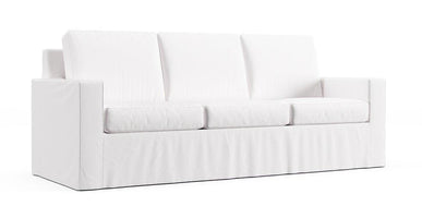 Cameron 方型扶手 96 英寸豪华沙发套