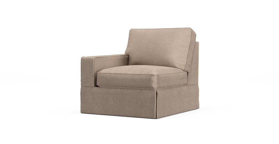 Mod Basketweave Flax