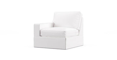 PB Comfort Square Arm Left/Right Armchair Slipcover