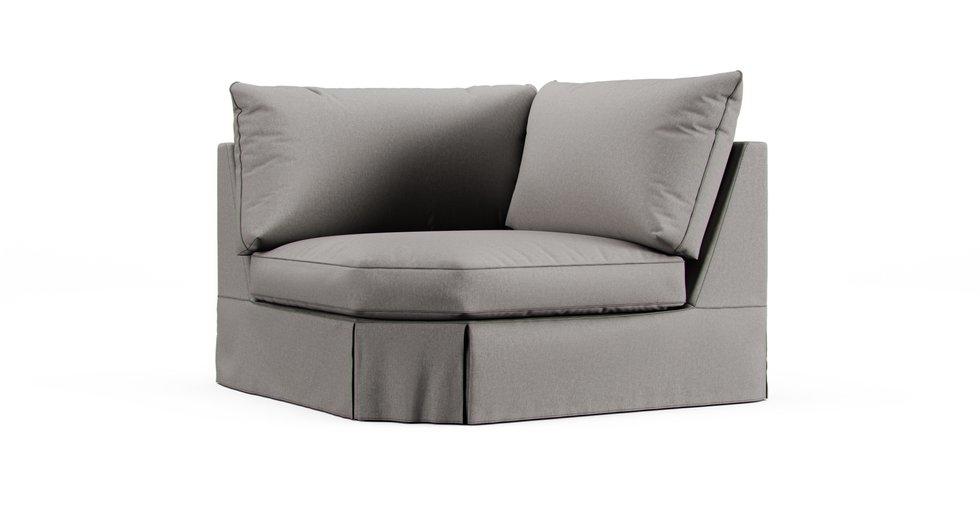 PB Comfort Square Arm Wedge Seat Slipcover