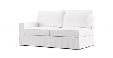 PB Comfort Square Arm Left/Right Arm Loveseat Slipcover