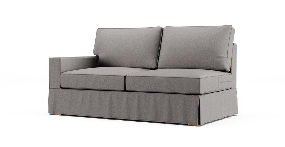 PB Comfort Square Arm Left/Right Arm Loveseat Slipcover