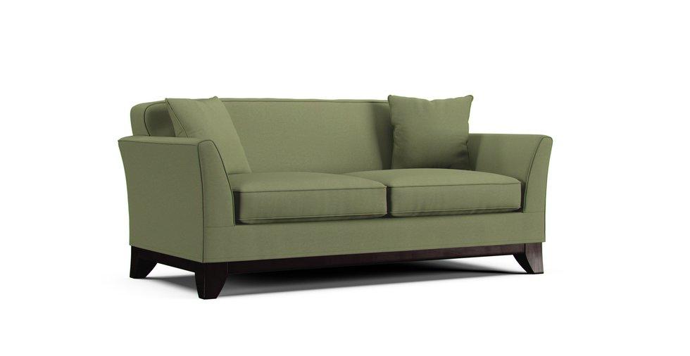 Greenwich Loveseat Slipcover - Care+ Canvas Sage