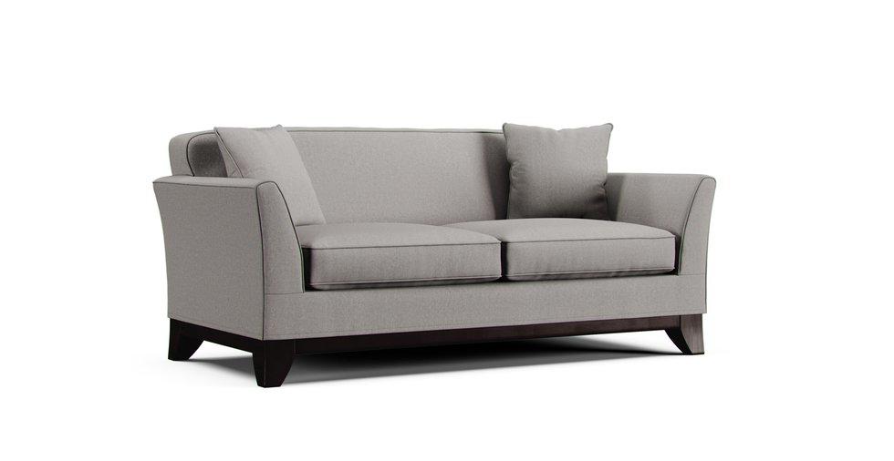 Greenwich Loveseat Slipcover - Care+ Canvas Ash