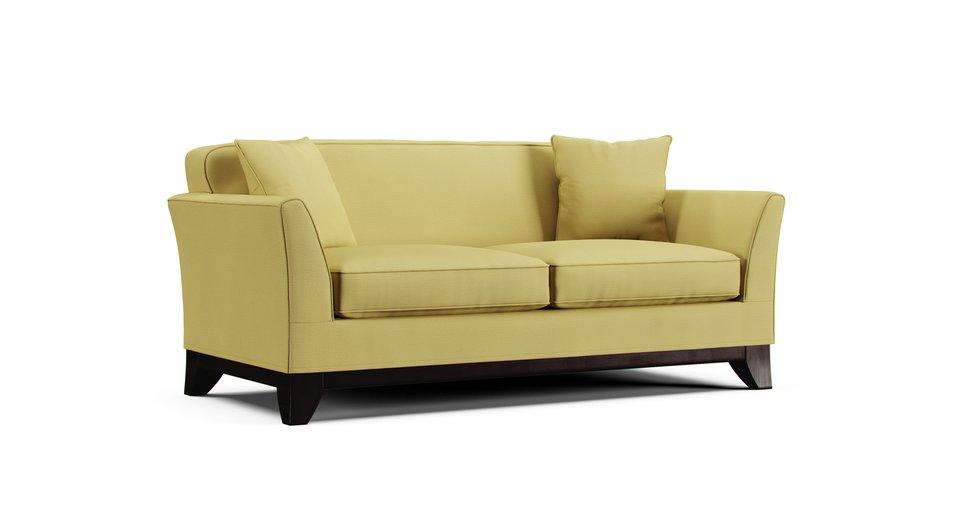 Greenwich Loveseat Slipcover - Care+ Tweed Amber