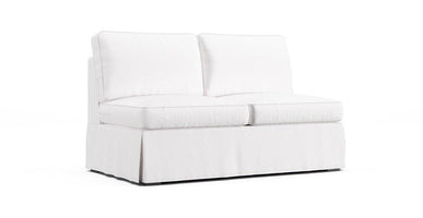Pearce Roll Arm Armless Loveseat Slipcover