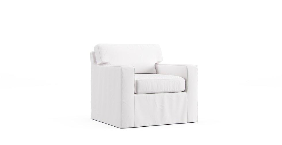 PB Square Arm Chair Slipcover