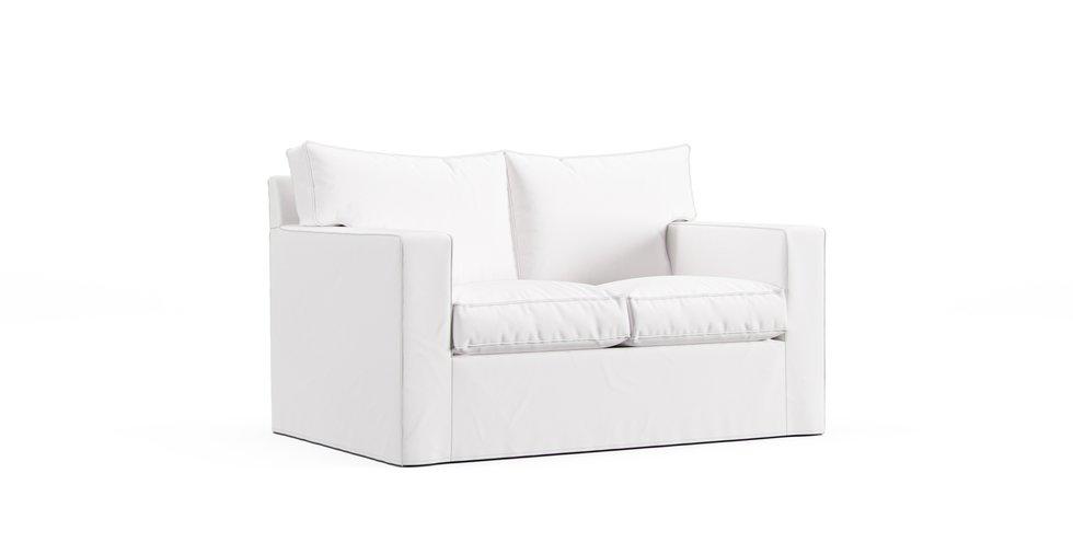 PB Square Loveseat Slipcover