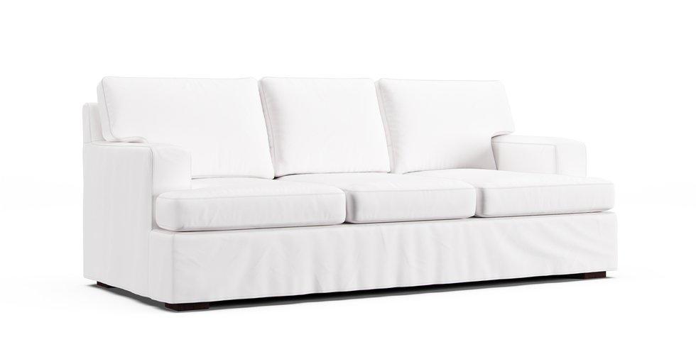 Townsend Square Arm 86.5" Sofa Slipcover