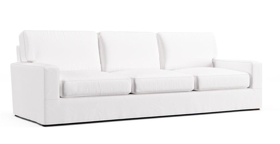 Turner Square Arm Grand Sofa Slipcover
