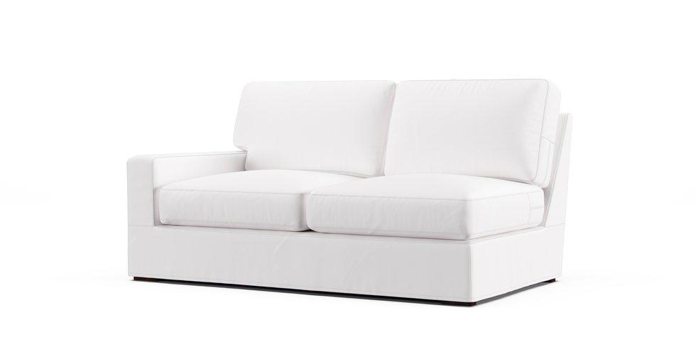 Turner Square Arm Left/Right Loveseat Slipcover