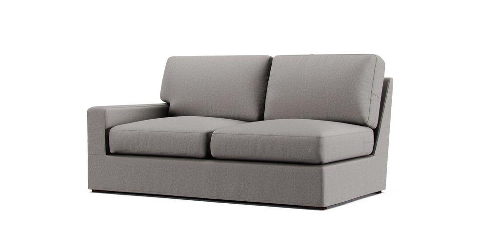 Turner Square Arm Left/Right Loveseat Slipcover