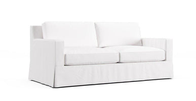 York Square Arm Sofa 80.5" Slipcover