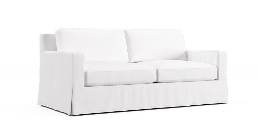 York Square Arm Sofa 80.5" Slipcover