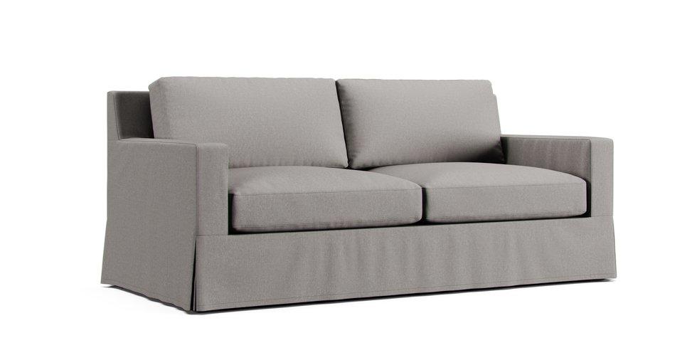 York Square Arm Sofa 80.5" Slipcover