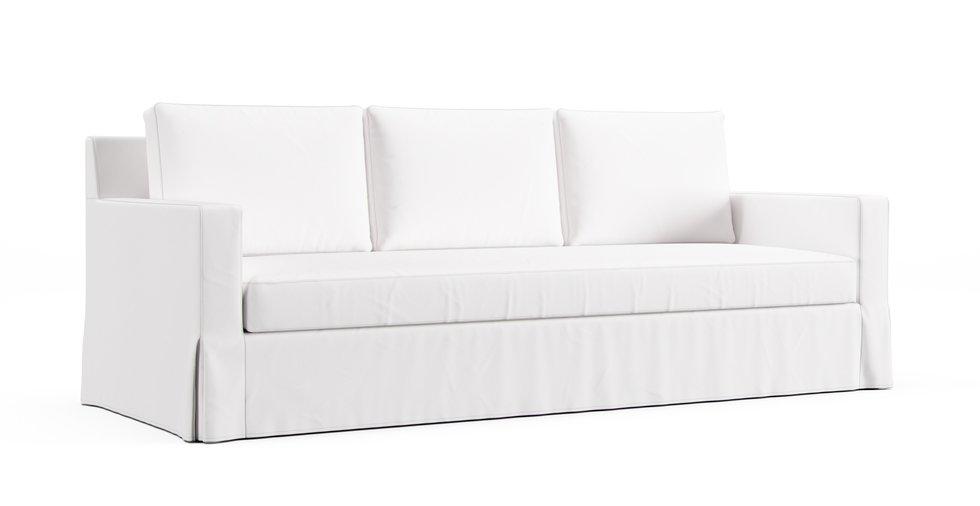 York Square Arm 95" Grand Sofa Slipcover