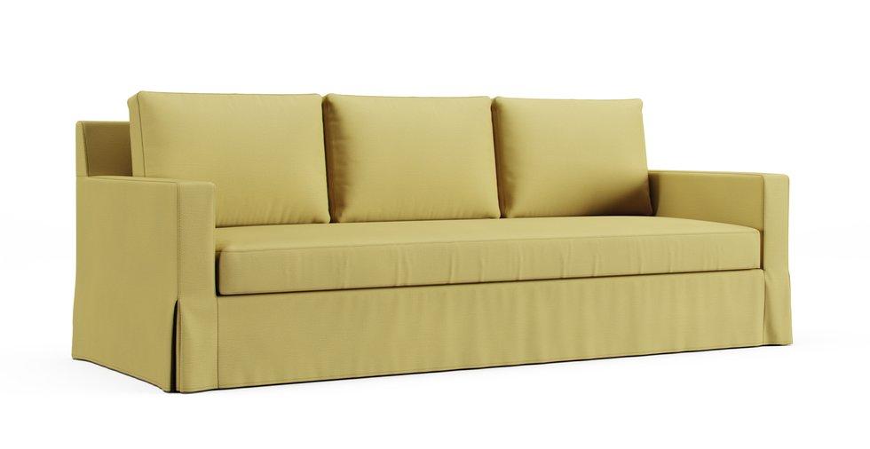 Bezug York Square Arm 95" großes Sofa - Care+ Tweed Amber
