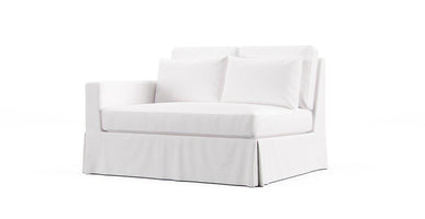 Bezug York Square Arm Deep Seat Links/Rechts 54" 2er-Sofa mit Kissen