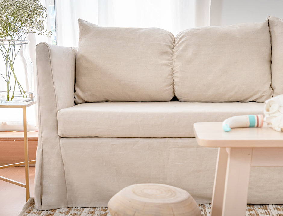 15 sofás con funda de lino que te demuestran por qué son los más elegantes  de El Mueble