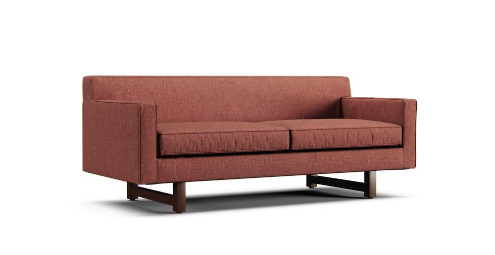 Andre 76" Sofa Slipcover - Care+ Tweed Sunset