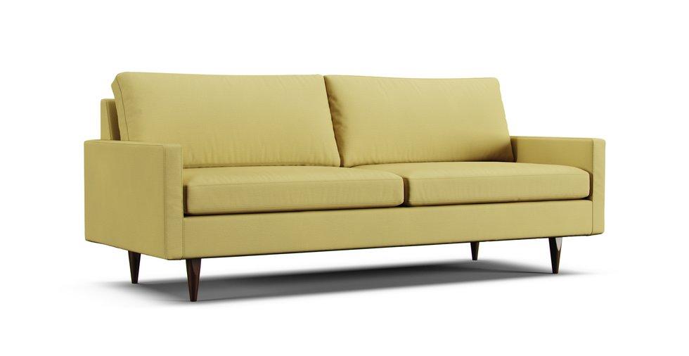 Jasper Slipcovered 86" Sofa Slipcover - Care+ Tweed Amber