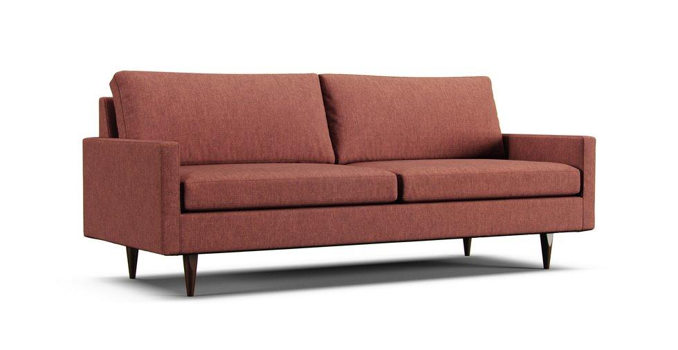 Jasper Slipcovered 86" Sofa Slipcover - Care+ Tweed Sunset