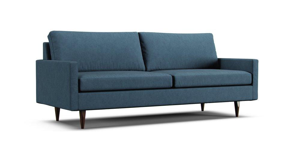 Jasper Slipcovered 86" Sofa Slipcover - Care+ Tweed Teal