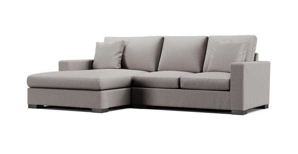 Metro 104" Chaise Sectional Slipcover