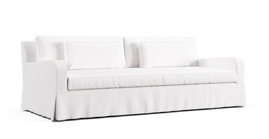 Covers for RH Belgian Slope Arm 8' Bench Seat Sofa
