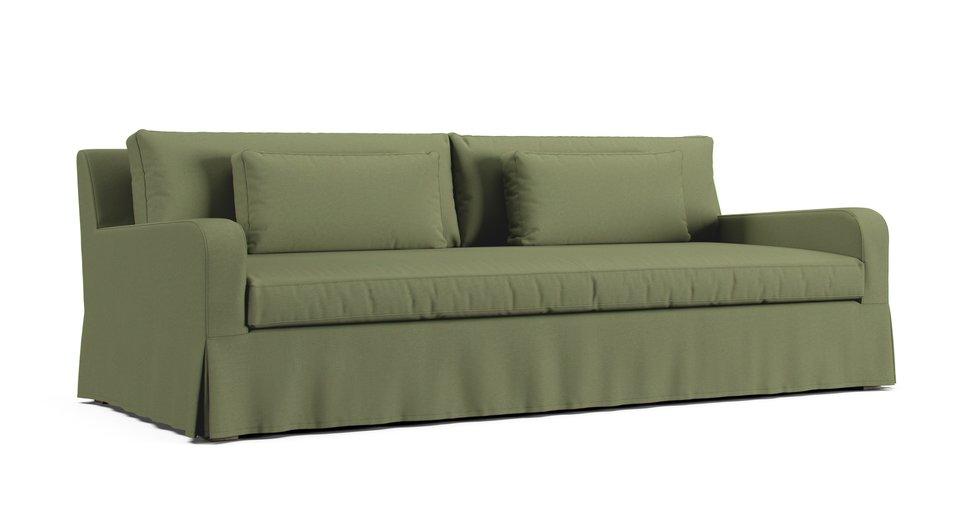 Covers for RH Belgian Slope Arm 8ft Sofa - Care+ Canvas Sage