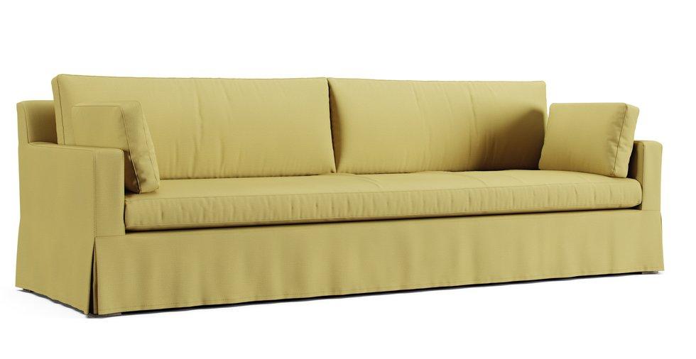 Covers for RH Belgian Track Arm 9' Sofa - Care+ Tweed Amber