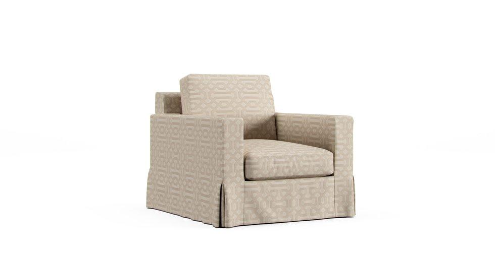 Sunbrella® Fretwork Flax