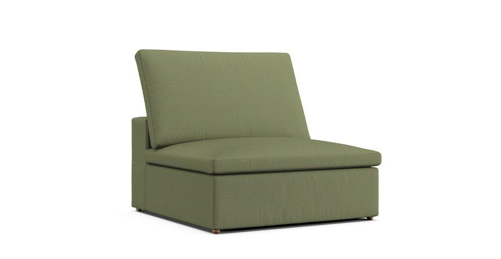 Covers for RH Cloud Modular Armless Chair - Care+ Canvas Sage