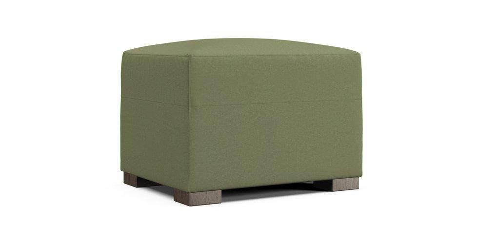 Covers for RH Maxwell Ottoman - Care+ Canvas Sage