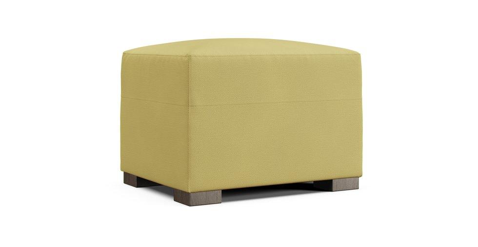 Covers for RH Maxwell Ottoman - Care+ Tweed Amber