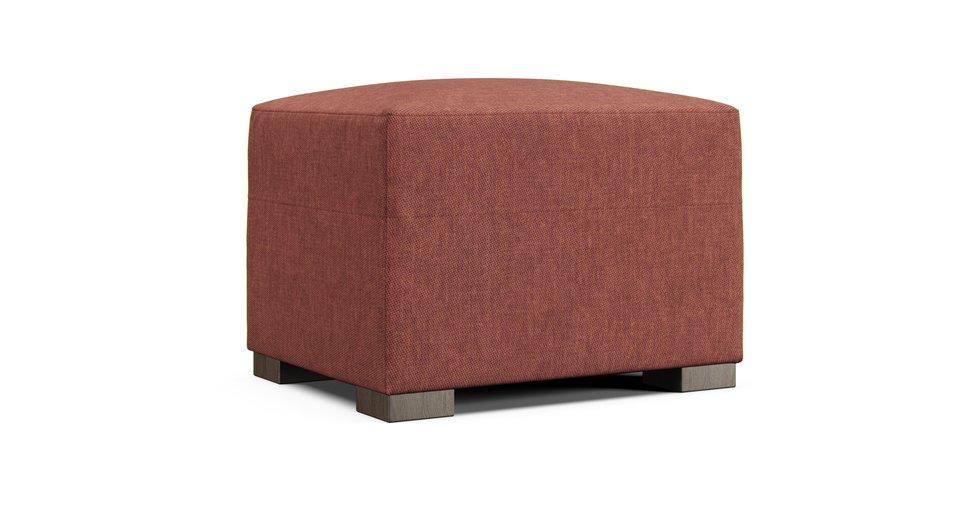 Covers for RH Maxwell Ottoman - Care+ Tweed Sunset