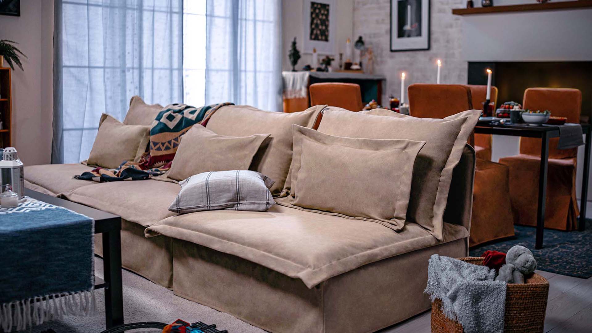 IKEA Soderhamn用ソファカバー - パフォーマンススリップカバー 