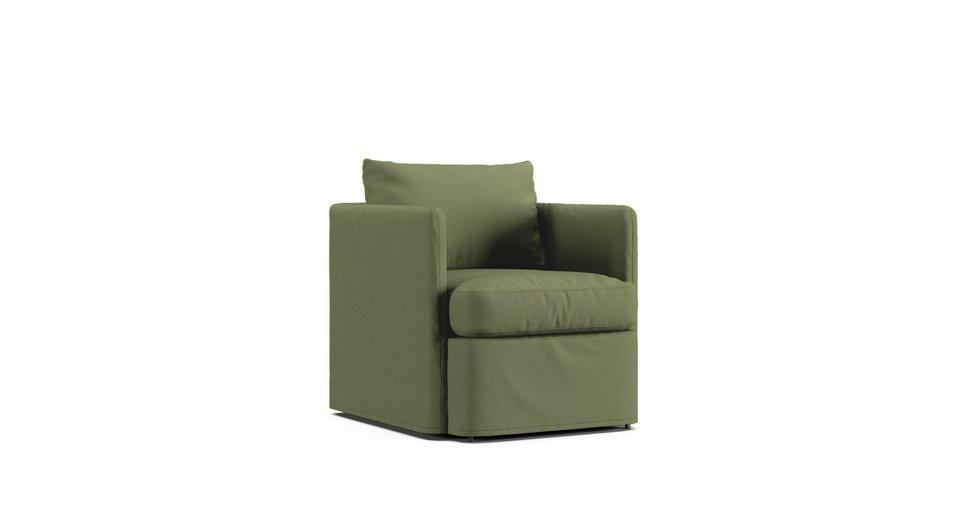 Auburn Chair Slipcover - Care+ Canvas Sage