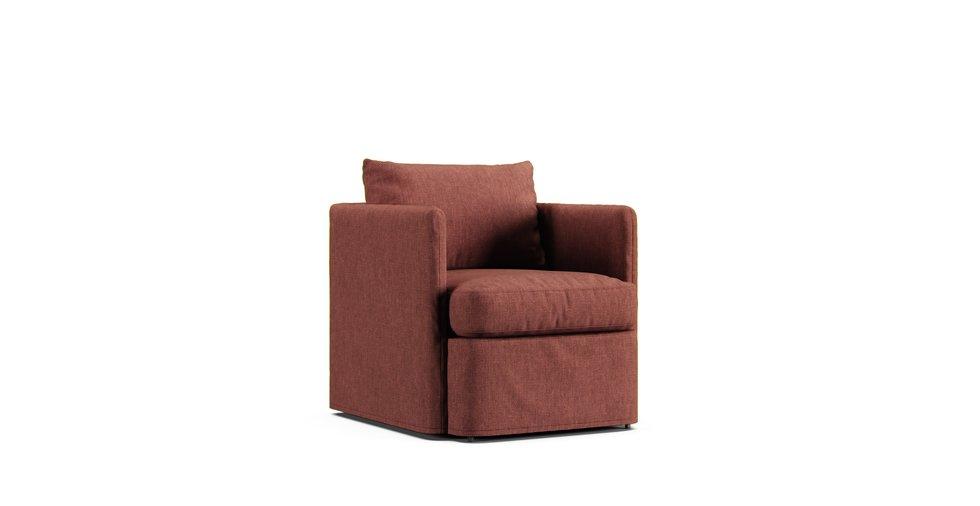 Auburn Chair Slipcover - Care+ Tweed Sunset