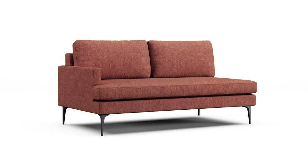 Andes Left/Right Arm 2.5 Seater Sofa Slipcover - Care+ Tweed Sunset