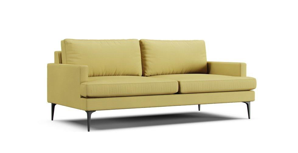 Andes 76.5 Sofa Slipcover - Care+ Tweed Amber