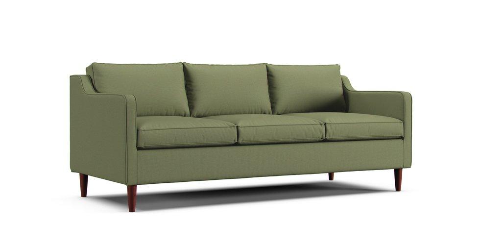 Hamilton 80" Sofa Slipcover - Care+ Canvas Sage