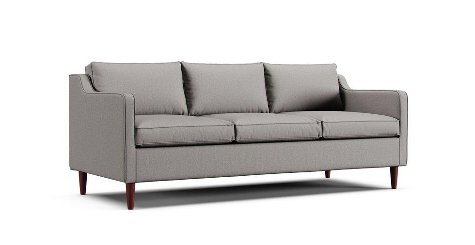 Hamilton 80" Sofa Slipcover - Care+ Canvas Ash