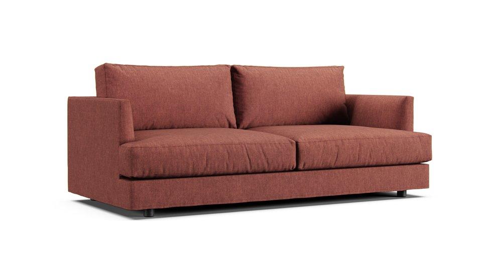 Haven 84" Sofa Slipcover - Care+ Tweed Sunset