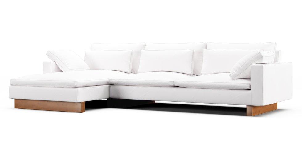 Harmony 2-Piece Chaise Sectional Slipcover