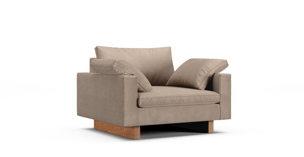 Mod Basketweave Flax