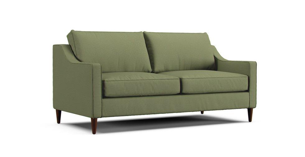 Paidge 73" Sofa Slipcover - Care+ Canvas Sage
